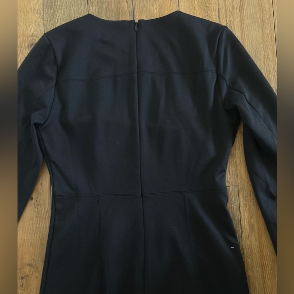 JOE FRESH Black 3/4 sleeves Jersey Cotton Mini  Dress Basic Minimalist Classic - Picture 3 of 8